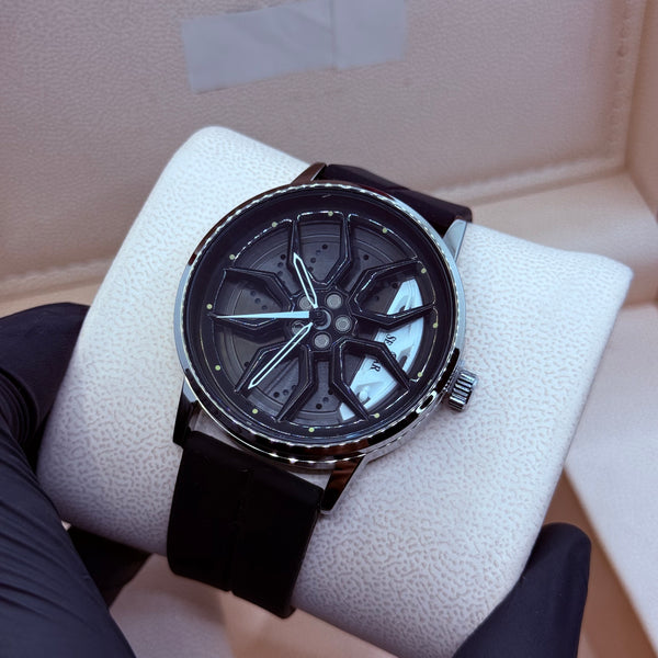 Ferrari wheel green silicon strap