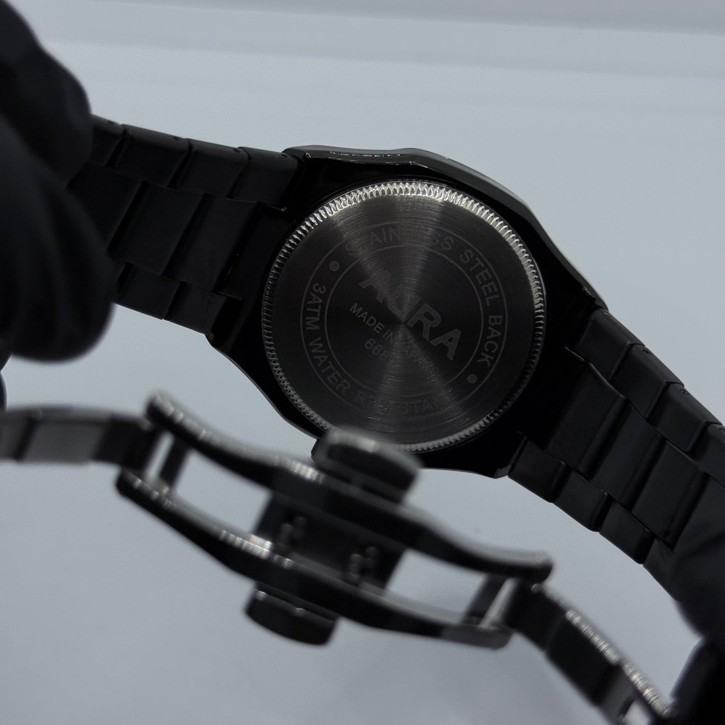 BLACK AURA STAIN LESS STEEL