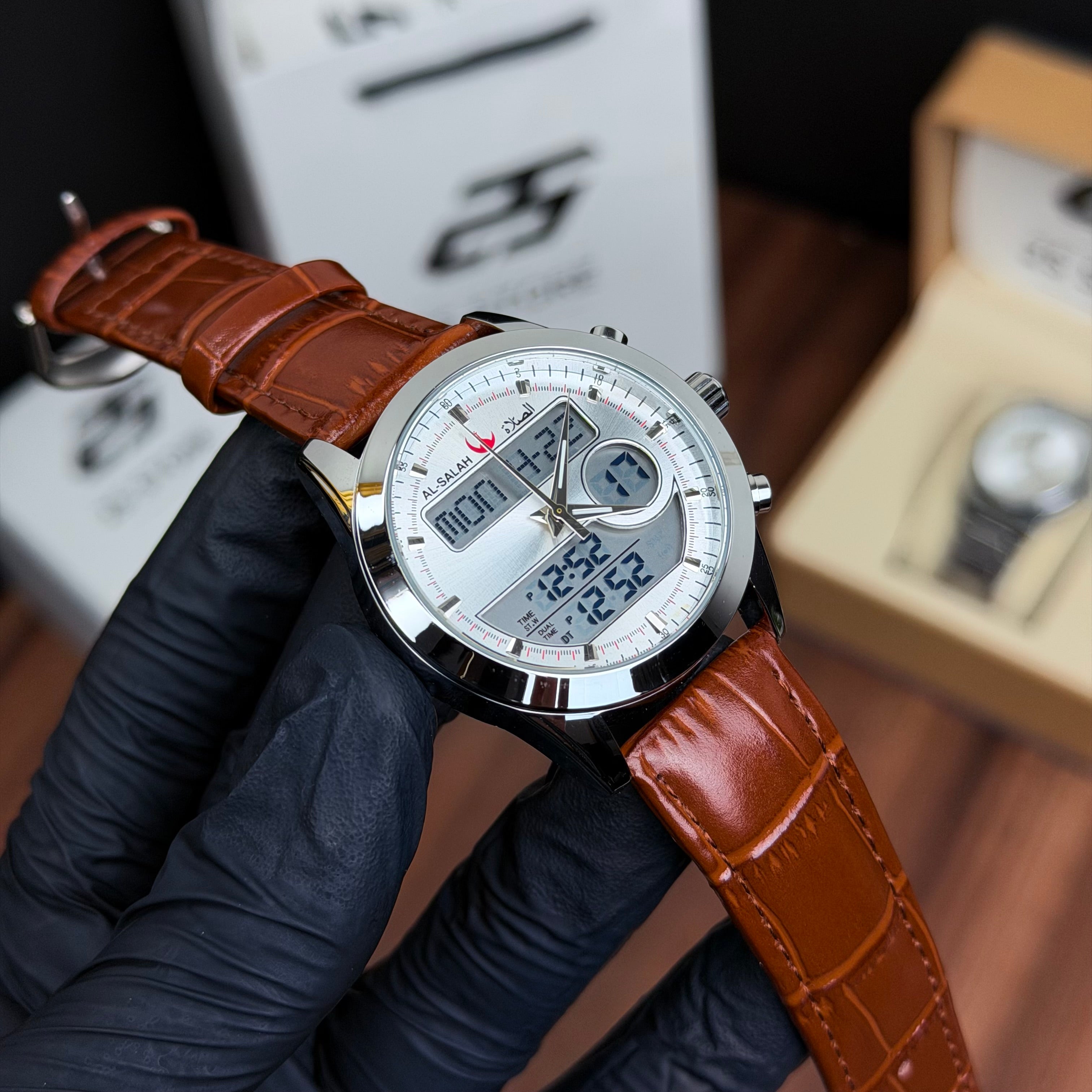 Al Salah  Dual time Watch