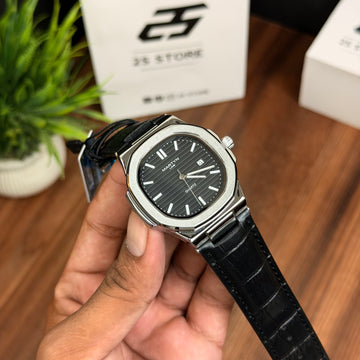 Martin Leather Strap Watch