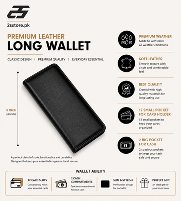 Long Wallet Geneve Leather